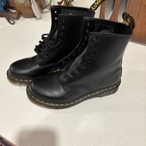 Dr. Martens Black Leather Boots